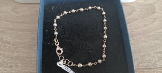 Pulsera Plata Bolas Pequeñas