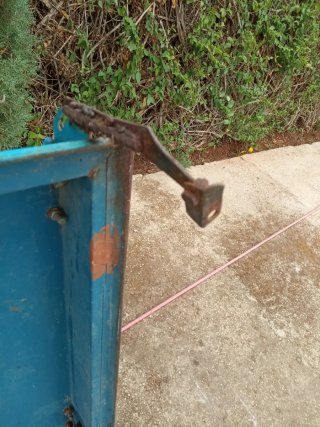 Tapa de carro remolque azul