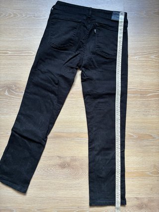 Vaqueros Levi's 714 Straight Negros Talla 29x34