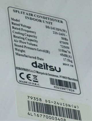 Placa Control DAITSU DS-24UIDN REF 9ASS1119 NUEVA