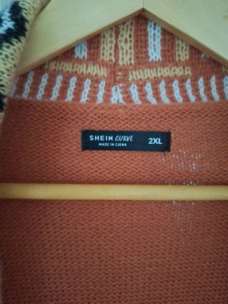 Chaqueta de punto SHEIN talla XXL