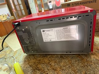 Microondas Rojo