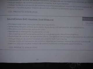 Pareja de Auriculares Bose Soundcomm B40 Dual.