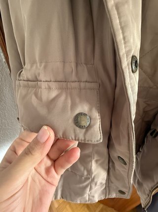 Chaqueta Parka Beige Talla M