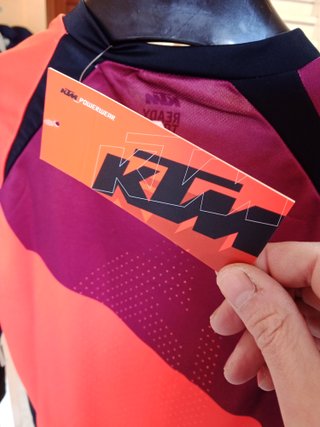 camiseta NUEVA ktm motocross talla L infantil
