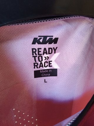 camiseta NUEVA ktm motocross talla L infantil