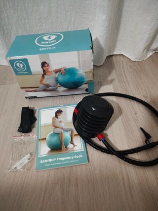 Pelota Pilates Embarazo Babygo + Bomba
