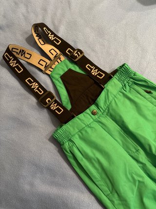 Tuta da sci bimba CMP tg 10 anni verde prato/menta
