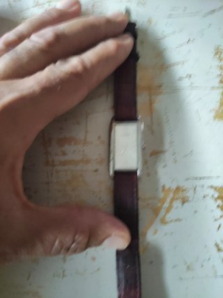 Reloj Citizen Vintage Estilo Tank Correa Piel 1990