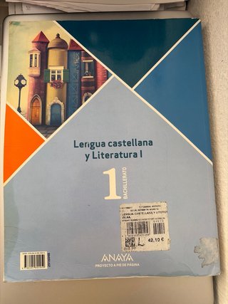 Lengua castellana y literatura, 1o Bachillerato