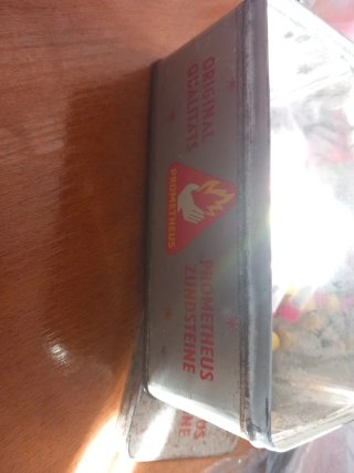 Pietre per accendini antiche in corda. 20 tubi.