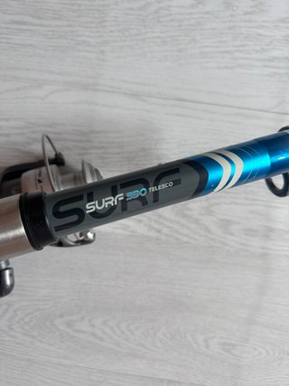 Conjunto Pesca Caperlan Surf 390 + Carrete Sea 50