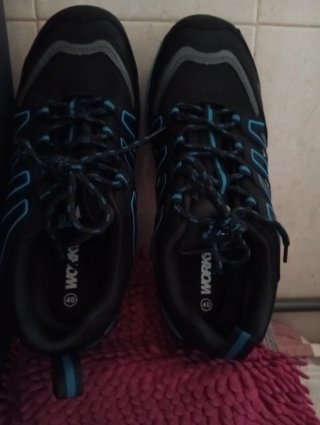 Botas WORK Talla 40 Negras y Azules
