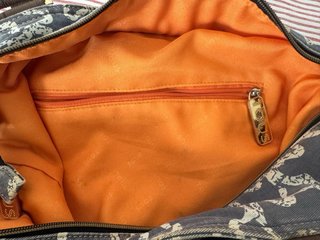 Bolso Tous Gris con detalles Naranja