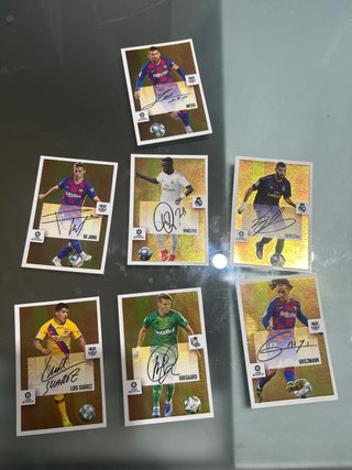 Lote 7 cromos fútbol Liga 2020-21