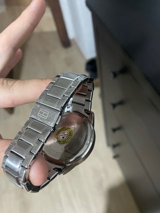 Reloj Tommy Hilfiger Cronógrafo Azul Plateado