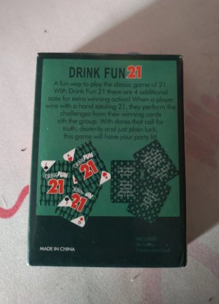 Juego de cartas Drink Fun 21