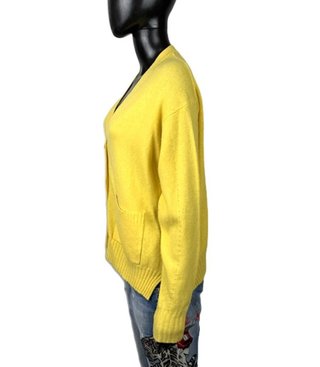 Cardigan Polo Ralph Lauren L 100% Lana Giallo