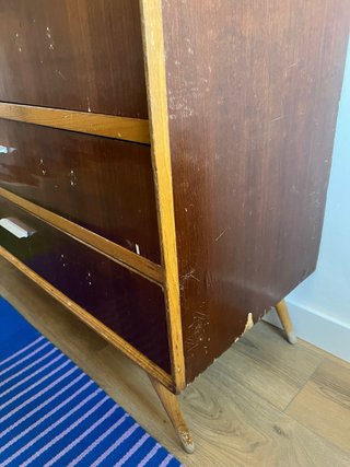 Cómoda Mid Century Madera (a restaurar)