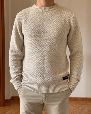 Jersey JJ Rebel Textura Beige Talla M