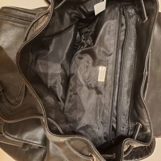 Mochila Picard Negra Piel