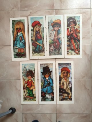 Láminas originales Golfillos de Paris
