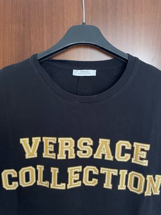 T-shirt Versace Collection nera