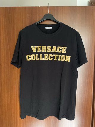 T-shirt Versace Collection nera