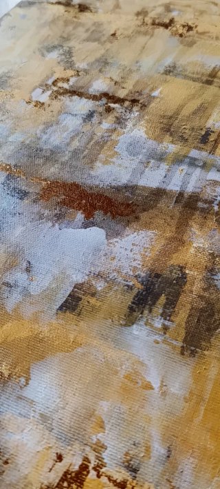 Quadro astratto realizzato a mano su tela✨