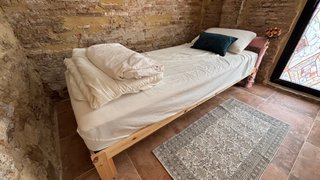 Estructura Cama Ikea Pino + Colchón 90x200