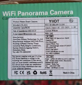 Cámara Seguridad YIIOT Bombilla Wifi