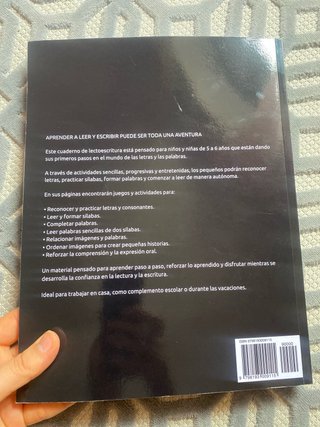 Cuaderno lectoescritura 5-6 años