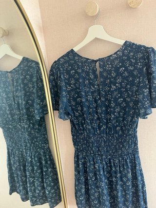 Vestido Brownie floral azul talla S