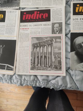 Lote de 9 Revistas Indice