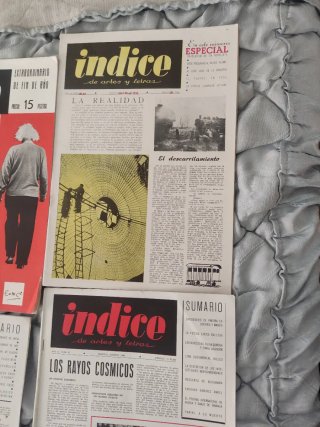 Lote de 9 Revistas Indice