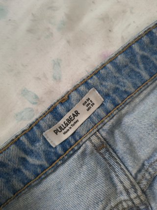 Pantalones vaqueros combinados Talla S