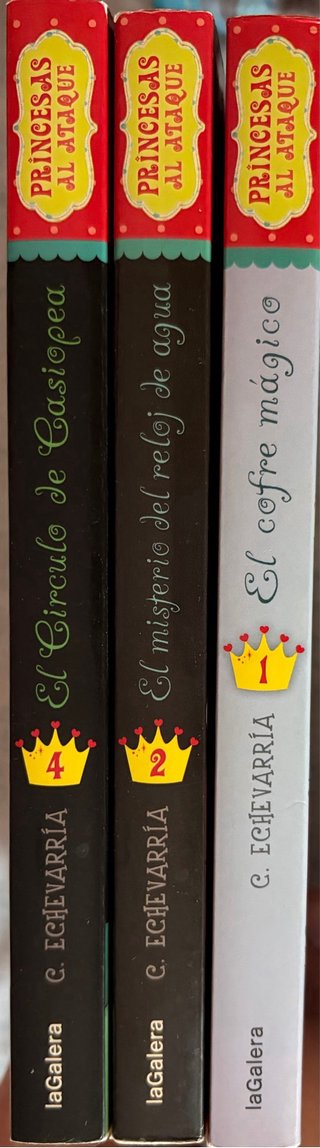 Princesas al ataque. Primer, segundo y cuarto tomo