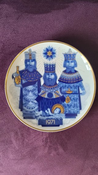 3 Platos Cerámica Santa Clara 1970, 71, 75