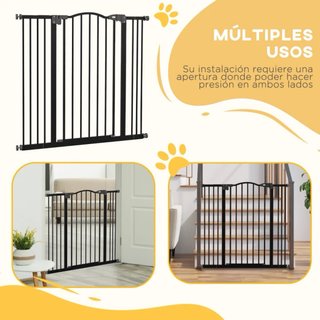 Puerta para Perros Ajustable 76-104 cm
