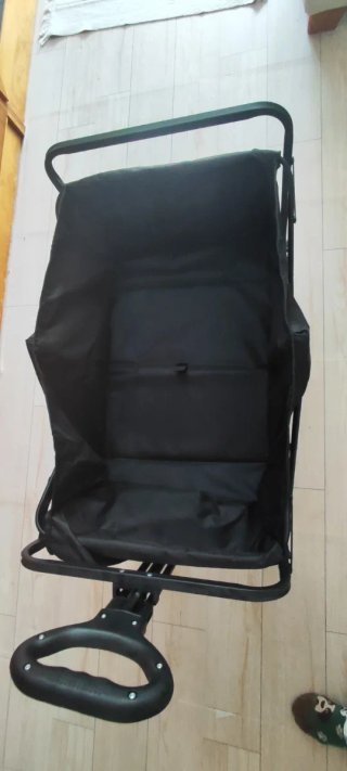 Carro plegable negro