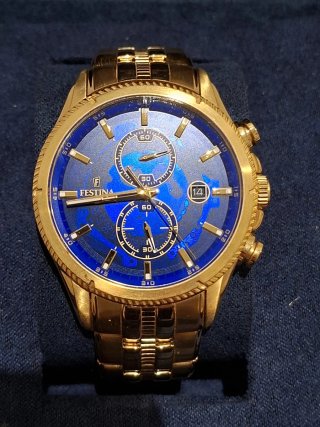 Reloj Festina Mujer Azul y Dorado