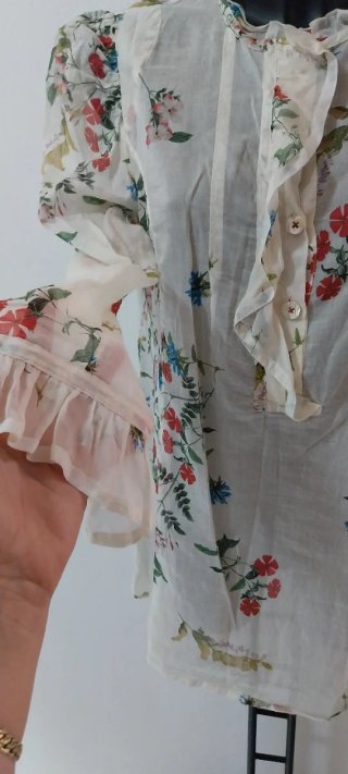 Camicia high fantasia floreale taglia unica