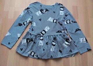 Blusa Rayas con estampado Zara