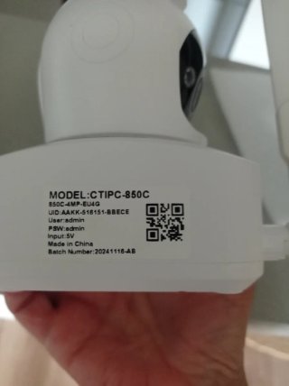 Cámara vigilancia Ctronics CTIPC-850C