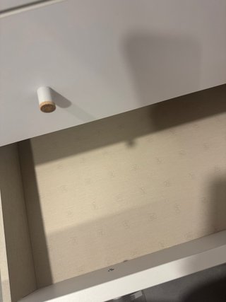 Cómoda cambiador bebé blanca estrellas