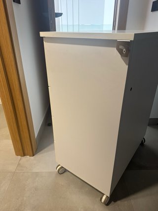 Cómoda cambiador bebé blanca estrellas