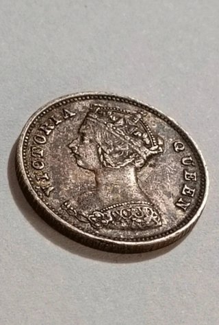 Rara moneta 10 centesimi Hong Kong 1897