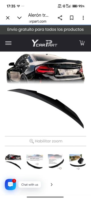 Alerón trasero BMW Serie 2 F22