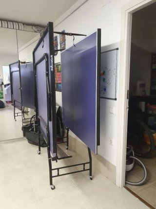 Mesa de ping pong plegable