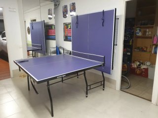 Mesa de ping pong plegable
